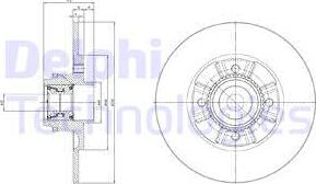 Delphi BG9114RSC - Disc frana aaoparts.ro