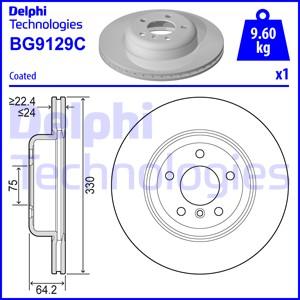 Delphi BG9129C - Disc frana aaoparts.ro