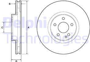 Delphi BG9174C - Disc frana aaoparts.ro