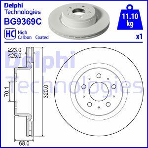 Delphi BG9369C - Disc frana aaoparts.ro