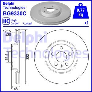 Delphi BG9330C - Disc frana aaoparts.ro