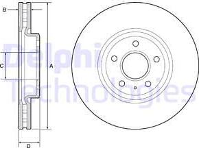 Delphi BG9218C - Disc frana aaoparts.ro