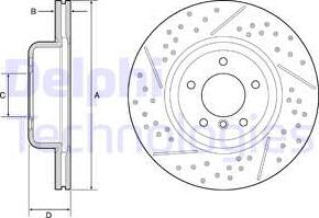 Delphi BG9235C - Disc frana aaoparts.ro