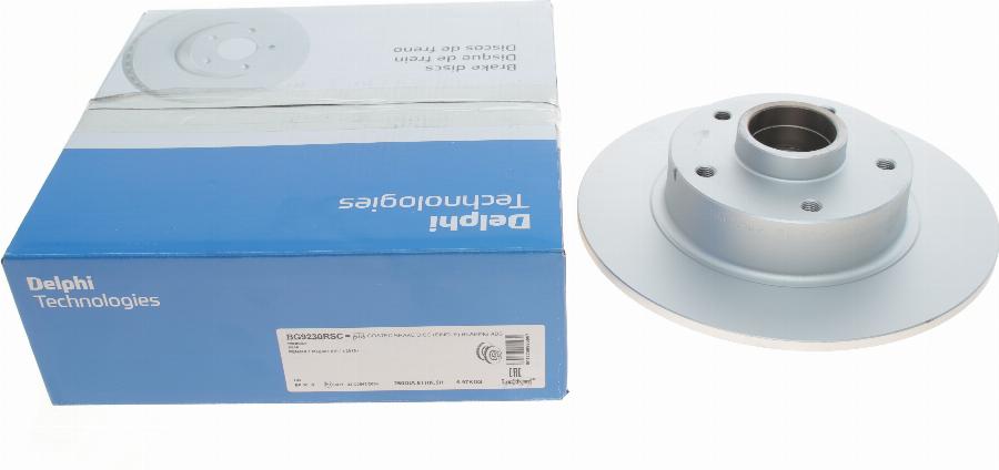 Delphi BG9230RSC - Disc frana aaoparts.ro