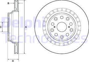 Delphi BG4685C - Disc frana aaoparts.ro