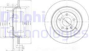 Delphi BG4031 - Disc frana aaoparts.ro