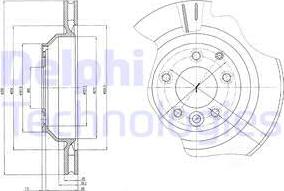 Delphi BG4070 - Disc frana aaoparts.ro