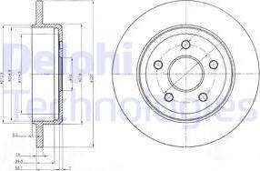 Delphi BG4160 - Disc frana aaoparts.ro