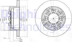 Delphi BG4171 - Disc frana aaoparts.ro