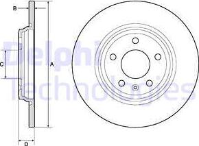 Delphi BG4800C - Disc frana aaoparts.ro