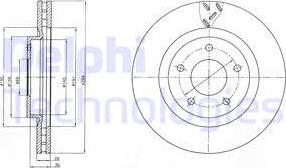 Delphi BG4246 - Disc frana aaoparts.ro