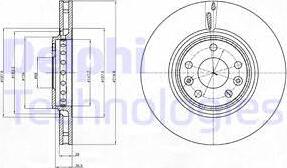 Delphi BG4266 - Disc frana aaoparts.ro