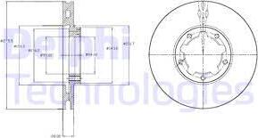 Delphi BG4217 - Disc frana aaoparts.ro