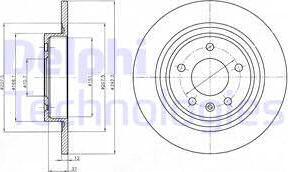 Delphi BG4279 - Disc frana aaoparts.ro