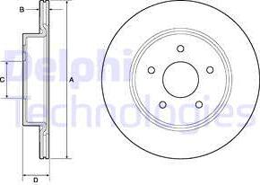 Delphi BG4779C - Disc frana aaoparts.ro