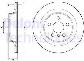 Delphi BG4778C - Disc frana aaoparts.ro