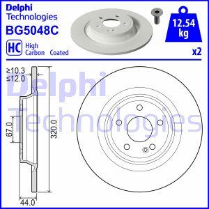 Delphi BG5048C - Disc frana aaoparts.ro