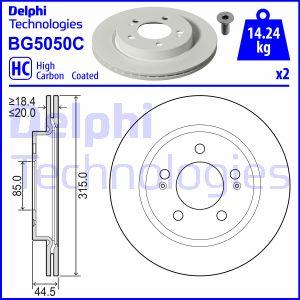 Delphi BG5050C - Disc frana aaoparts.ro