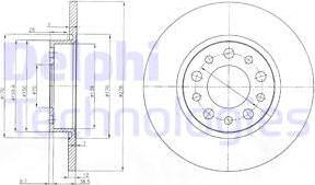 Delphi BG3994 - Disc frana aaoparts.ro