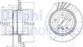 Delphi BG3943 - Disc frana aaoparts.ro