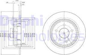 Delphi BG3969 - Disc frana aaoparts.ro