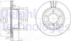 Delphi BG3900C - Disc frana aaoparts.ro