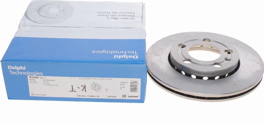 Delphi BG3695 - Disc frana aaoparts.ro