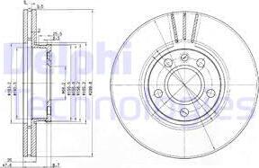 Delphi BG3696 - Disc frana aaoparts.ro