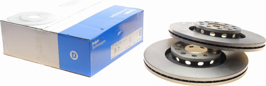 Delphi BG3657 - Disc frana aaoparts.ro