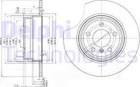 Delphi BG3629 - Disc frana aaoparts.ro