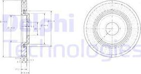 Delphi BG3620C - Disc frana aaoparts.ro