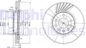 Delphi BG3142 - Disc frana aaoparts.ro