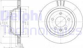 Delphi BG3894 - Disc frana aaoparts.ro