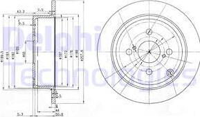 Delphi BG3889 - Disc frana aaoparts.ro