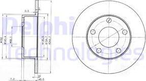 Delphi BG3382 - Disc frana aaoparts.ro