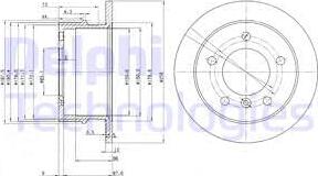 Delphi BG3235 - Disc frana aaoparts.ro