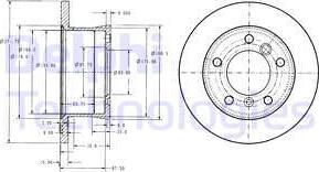 Delphi BG3237 - Disc frana aaoparts.ro