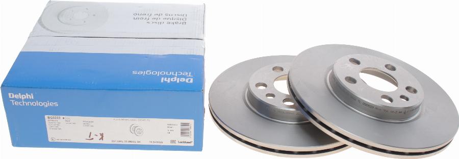 Delphi BG3222 - Disc frana aaoparts.ro