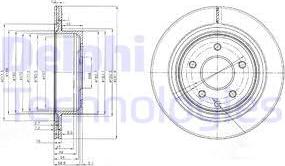 Delphi BG3765C - Disc frana aaoparts.ro