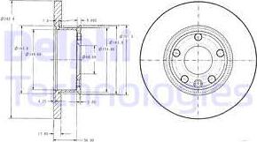 Delphi BG2898 - Disc frana aaoparts.ro