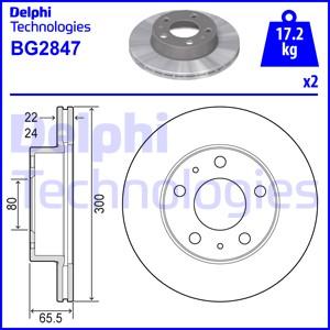 Delphi BG2847 - Disc frana aaoparts.ro