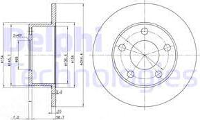 Delphi BG2746C - Disc frana aaoparts.ro