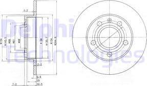 Delphi BG2753C - Disc frana aaoparts.ro