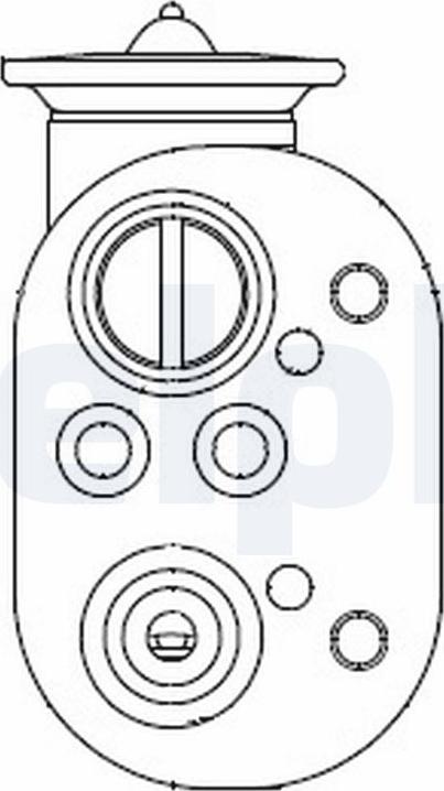Delphi CB1001V - Supapa expansiune, clima aaoparts.ro