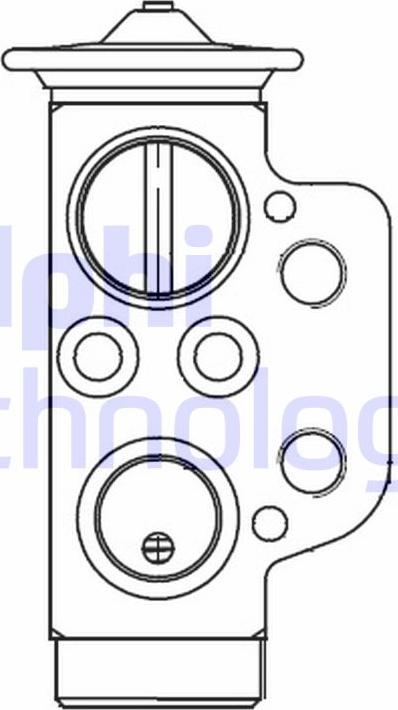Delphi CB1022V - Supapa expansiune, clima aaoparts.ro