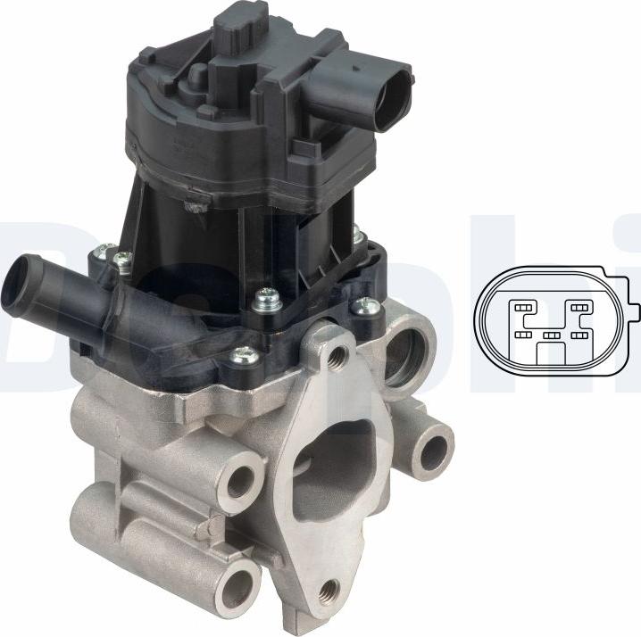 Delphi EG10612-12B1 - Supapa EGR aaoparts.ro