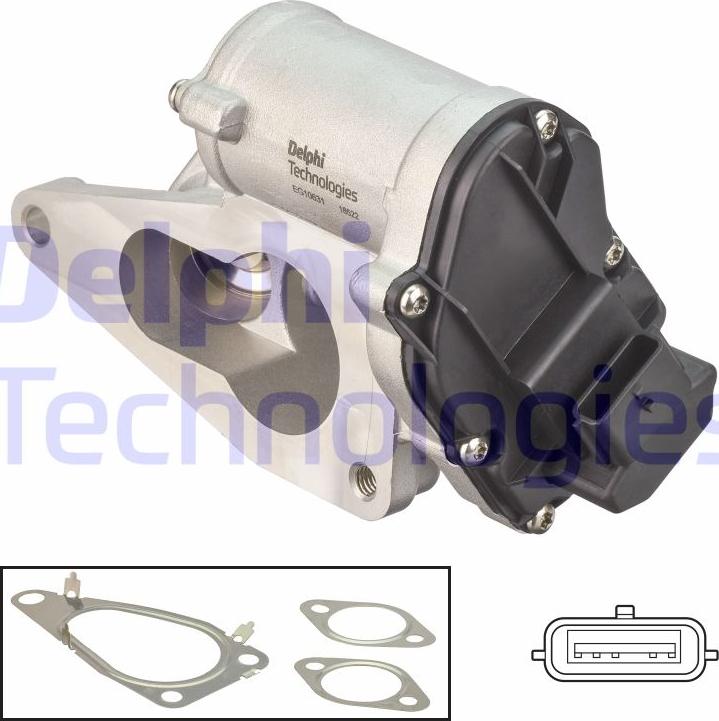 Delphi EG10631-12B1 - Supapa EGR aaoparts.ro