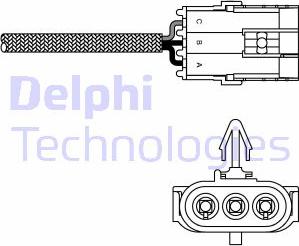 Delphi ES10995-12B1 - Sonda Lambda aaoparts.ro