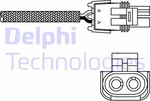 Delphi ES10989-12B1 - Sonda Lambda aaoparts.ro
