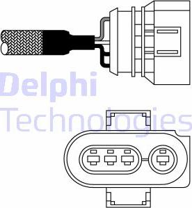 Delphi ES10980-12B1 - Sonda Lambda aaoparts.ro